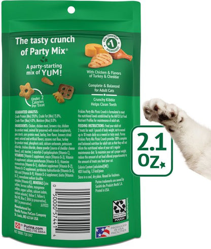 Friskies Party Mix Picnic Crunch Flavor Crunchy Cat Treats