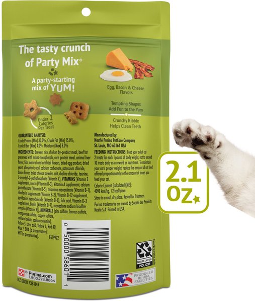 Friskies Party Mix Morning Munch Crunch Flavor Crunchy Cat Treats