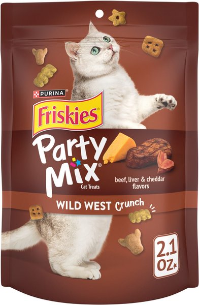 Friskies Party Mix Wild West Crunch Flavor Crunchy Cat Treats