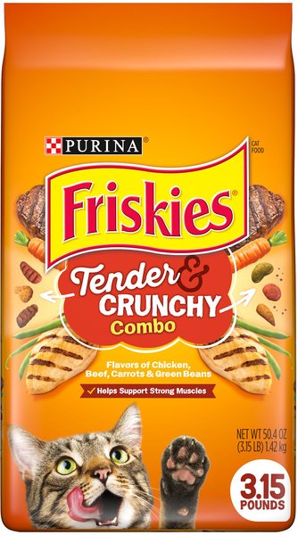 Friskies Tender & Crunchy Combo Dry Cat Food