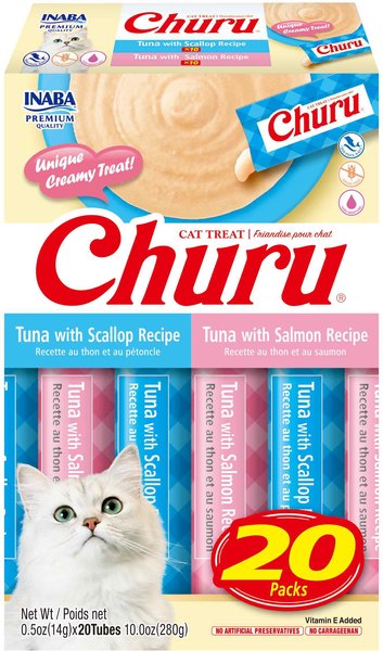 Inaba Churu Tuna Variety Pack Grain-Free Lickable Cat Treats