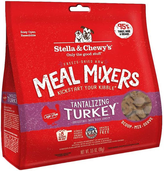 Stella & Chewy's Tantalizing Turkey Meal Mixers Freeze-Dried Raw Dog Food Topper