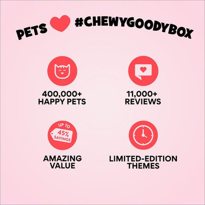 Goody Box Valentine's Cat Toys & Treats