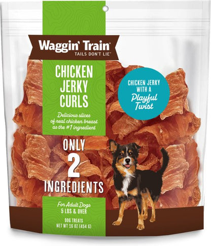 Waggin' Train Chicken Jerky Curls Dog Treats
