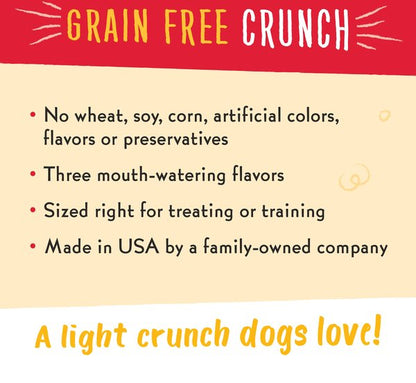 Charlee Bear Natural Bear Crunch Grain-Free Bacon & Blueberry Dog Treats