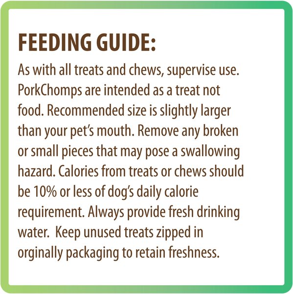 Pork Chomps 11-in Roasted Pork Skin Knot Chew Dog Treat, 1 count